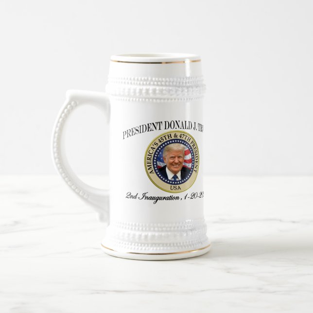 Jarra De Cerveza 47.ª investidura del presidente Donald Trump (Izquierda)