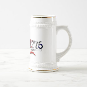 Jarra De Cerveza 4 de julio de 1776 Estrellas y rayas