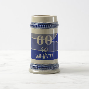 Jarra De Cerveza 60 y qué Cumpleaños divertido 60