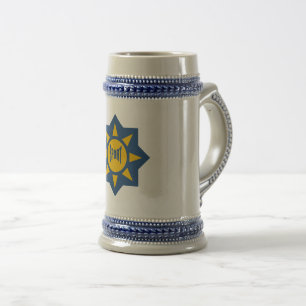 Jarra de cerveza 624 g grises/azules DEPORTE