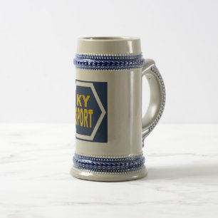 Jarra de cerveza 624 g grises/azules KY DEPORTE