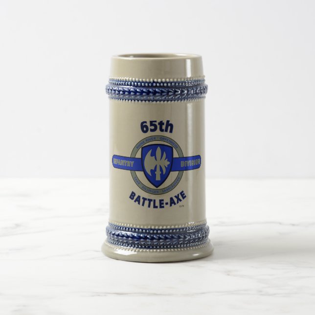 Jarra De Cerveza 65.o DIVISIÓN de INFANTERÍA "DIVISIÓN del (Centro)