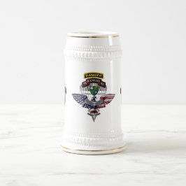 Jarra De Cerveza 75.º veterano de regimen de guardabosques