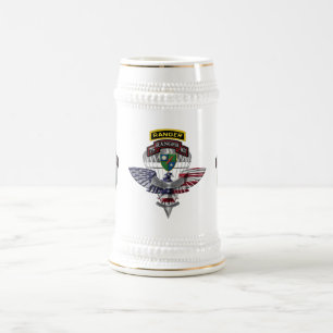 Jarra De Cerveza 75.º veterano de regimen de guardabosques