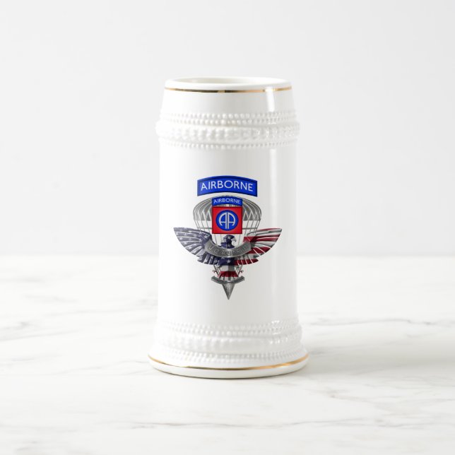 Jarra De Cerveza 82ª División Aérea "Todo el camino" (Centro)