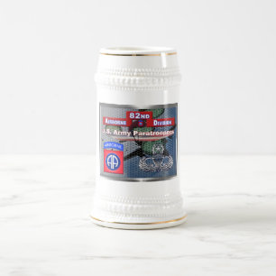 Jarra De Cerveza 82.ª División Aerotransportada - Fort Bragg