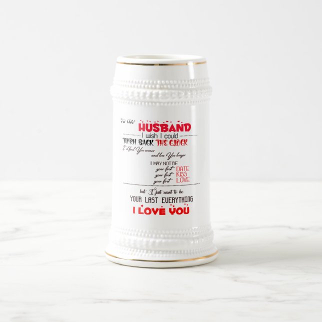 Jarra De Cerveza A mi esposo  (Centro)