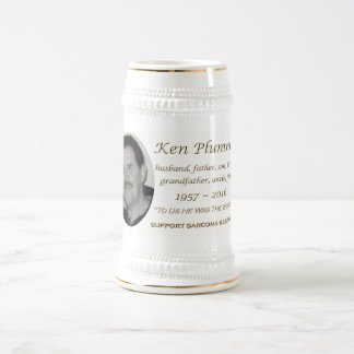 Jarra De Cerveza "A nosotros él era monumento de Ken Plummer del