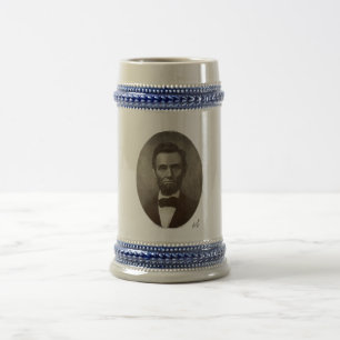 Jarra De Cerveza Abe Lincoln American President Vintage Portrait US