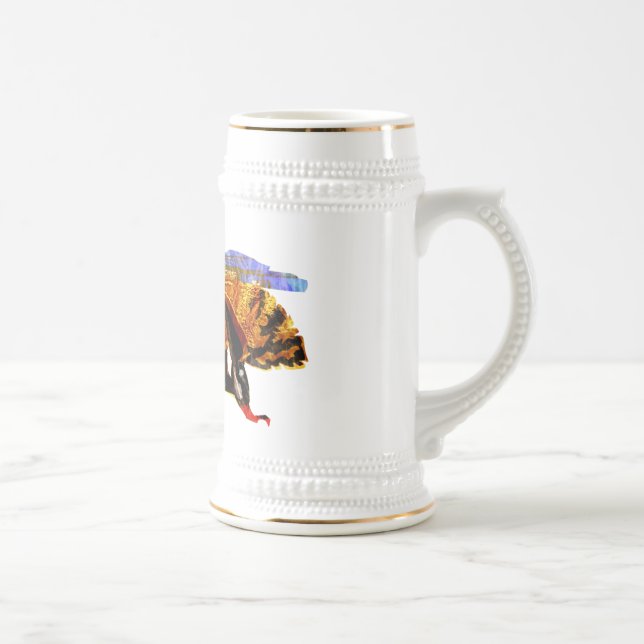 Jarra De Cerveza Abeja de la miel (Derecha)