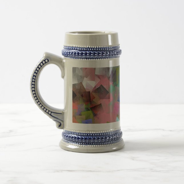 Jarra De Cerveza Abstarct Cubes (Izquierda)