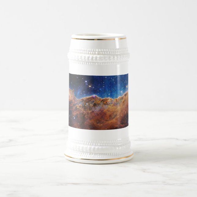 Jarra De Cerveza Acantilados cósmicos Telescopio web Carina Nebula  (Centro)