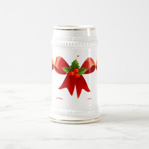Jarra De Cerveza Acebo rojo Thunder_Cove de la cinta