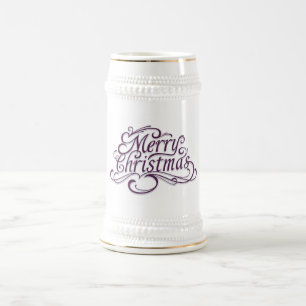 Jarra De Cerveza Acero blanco/dorado