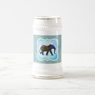 Jarra De Cerveza Acero de cerveza azul de Boho Center