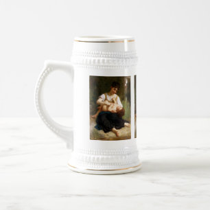 Jarra De Cerveza Adolphus Niño y Adolescente por William Bouguereau
