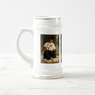 Jarra De Cerveza Adolphus Niño y Adolescente por William Bouguereau