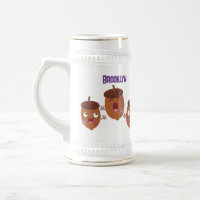 Agradables bellotas cantando personalizado para lo