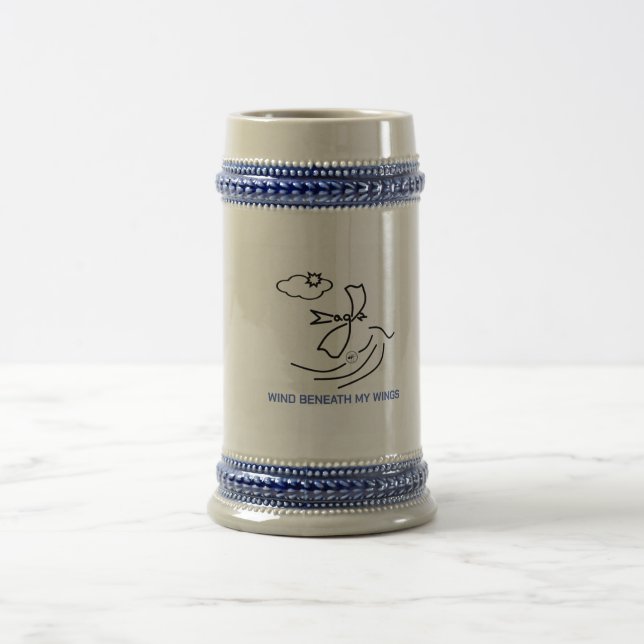 Jarra De Cerveza Águila de Elfabetz - Viento bajo mis alas (Centro)