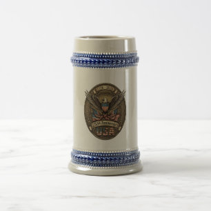 Jarra De Cerveza Águila patriótica del 250 aniversario de EE. UU.