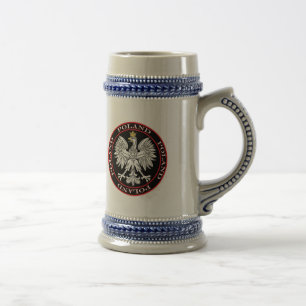 Jarra De Cerveza Águila redonda polaca
