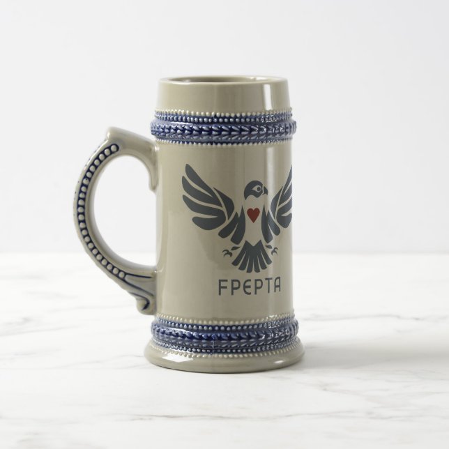 Jarra De Cerveza Alcohol Stein para apoyar FPEPTA (Izquierda)