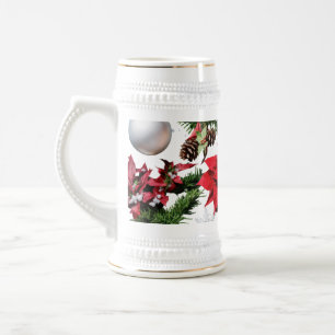 Jarra De Cerveza Alegre festivo: colección de Navidades Stein 22 oz
