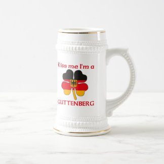 Jarra De Cerveza Alemanes personalizada me besan que soy Guttenberg