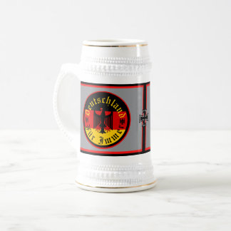 Jarra De Cerveza Alemania/Deutschland Por Siempre/águila negra/cruz