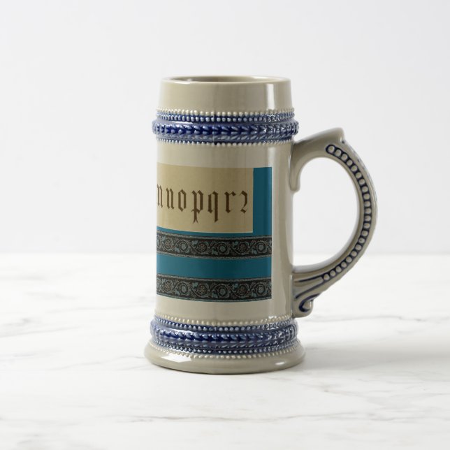 Jarra De Cerveza Alfhabet Mug (Derecha)