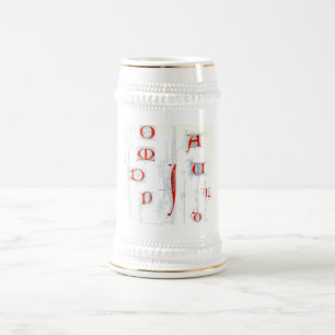 Jarra De Cerveza Alfhabet Mug