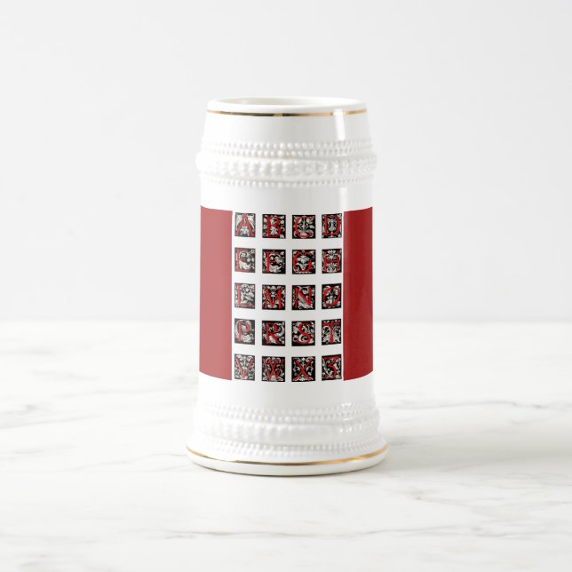 Jarra De Cerveza Alfhabet Mug (Centro)