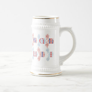 Jarra De Cerveza Alfhabet Mug