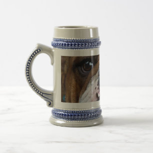 Jarra De Cerveza Almohada de inglés bulldog