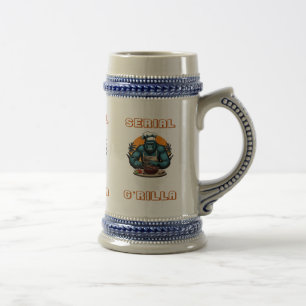 Jarra De Cerveza Amaestrador Serial G'rilla Parrillero Divertido Ju