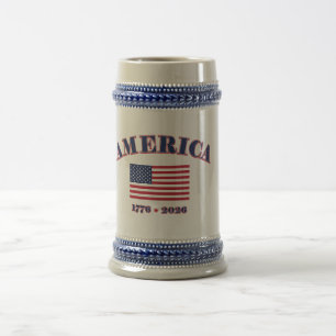 Jarra De Cerveza América 1776 / 2026