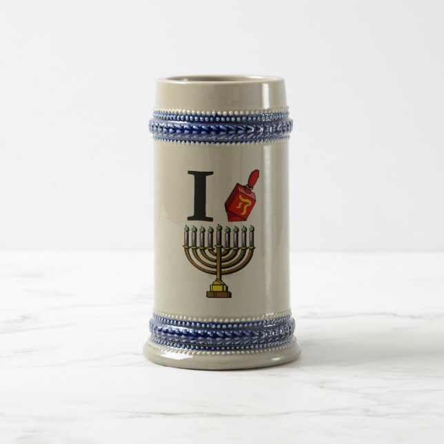 Jarra De Cerveza Amo Chanukah Mug (Centro)