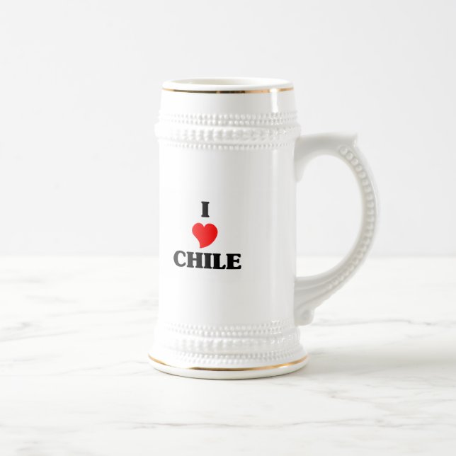 Jarra De Cerveza Amo Chile (Derecha)