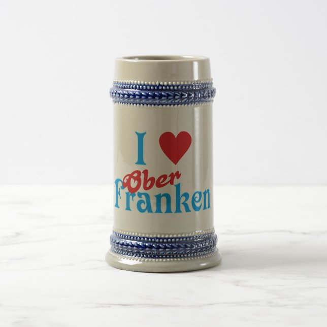 Jarra De Cerveza Amo i Oberfranken love (Centro)