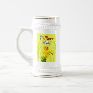 Jarra De Cerveza Amo Pascua