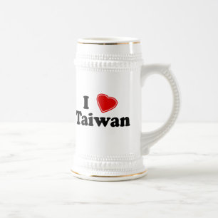 Jarra De Cerveza Amo Taiwán