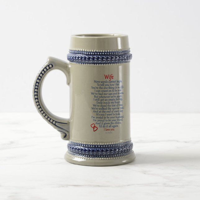 Jarra De Cerveza Amor de la esposa (Izquierda)