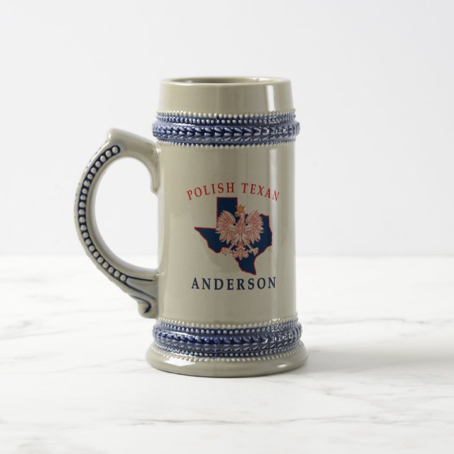 Jarra De Cerveza Anderson Poland Texan Mug (Izquierda)