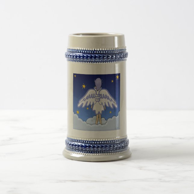 Jarra De Cerveza Ángel observado estrellado Stein (Centro)