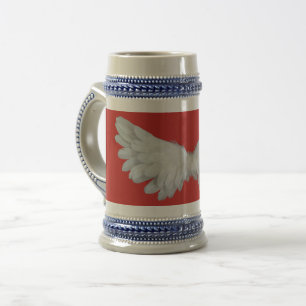 Jarra De Cerveza Angel Wings 22 oz Stein