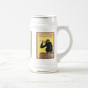 Jarra De Cerveza Anisetta Evangelisti Vintage Liquor Ad Mugs, Stein