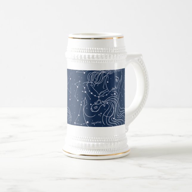 Jarra De Cerveza Aquarius (Anverso derecho)