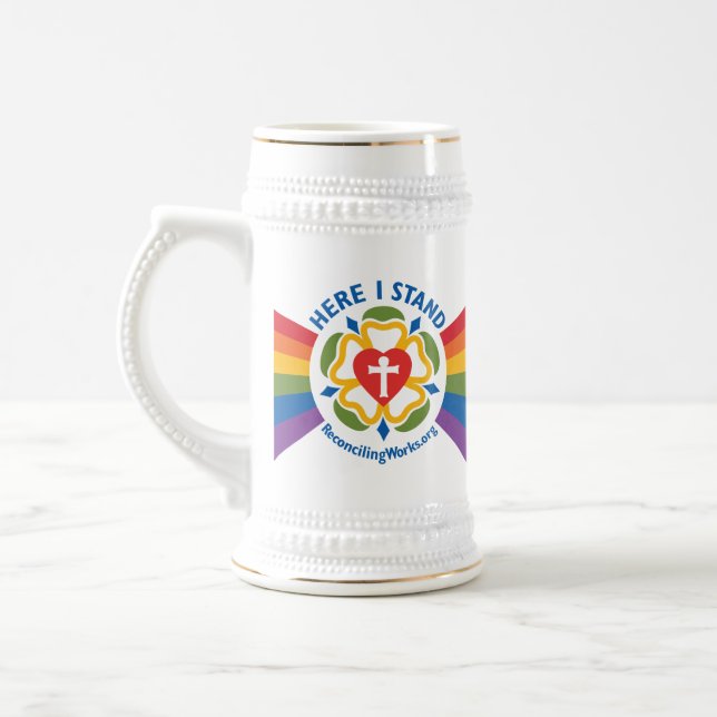 Jarra De Cerveza "Aquí coloco" el stein (Izquierda)