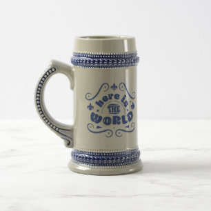 Jarra De Cerveza Aquí está el mundo