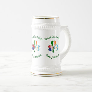Jarra De Cerveza Argentina Irlanda USA Trébol Personalizado 
